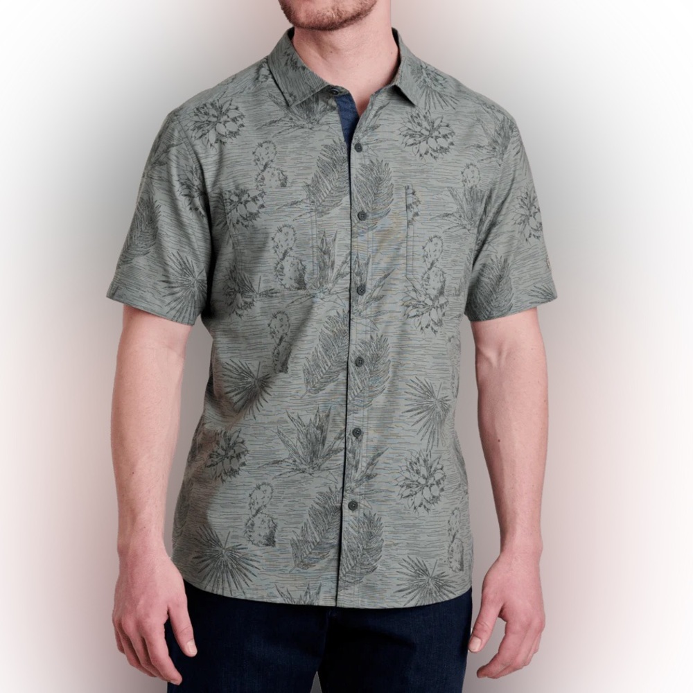 KÜHL Men's Thrive Short Sleeve Button-Down Shirt Size XL